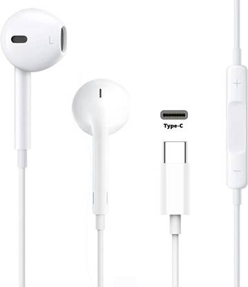 MARS Type-C Crystal Sound Wired Headphones Wired