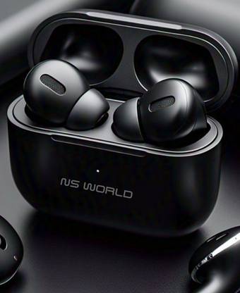 NS WORLD O2 Airbuds Tws |Max Power| HD Sound | BT Earbuds |Mic & Touch Controls Headphone Bluetooth