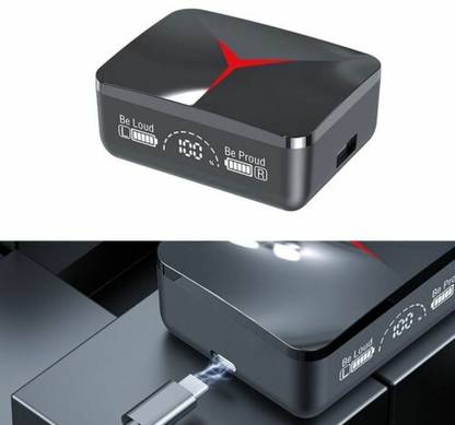 MR.NOBODY Earbuds M28 Upto 48 Hours Playback with Power-Bank and ASAP Charge HI BASS MN33 Bluetooth