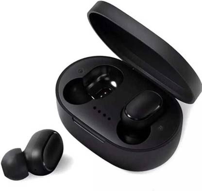 Wholemart A6R DOTS TWS Bluetooth Headset (Black, True Wireless) Bluetooth