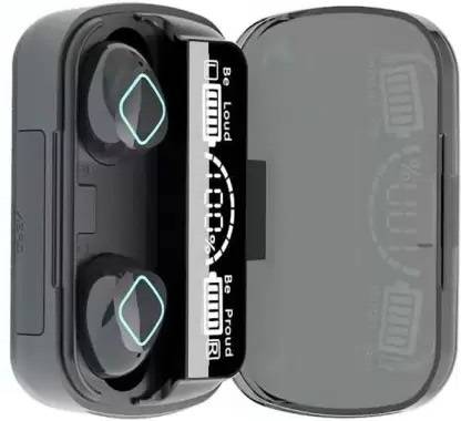FORK SERIES M10 EarBuds Wireless Bluetooth Portable Powerbank Charging Case LED Display K33 Bluetooth