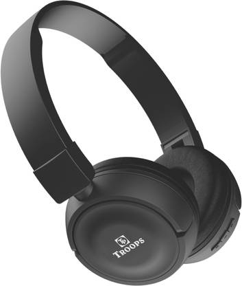 TP TROOPS Bluetooth V5.0 Wireless On Ear Headphones with Mic with 15 Hours Battery Bluetooth
