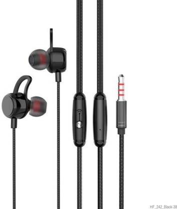 Zusix 242 - Deep Bass Technology 10mm Driver, 3.5mm Jack Wired Handsfree with Mic Wired