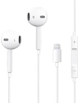 Vntex Lightning Earphones Wired with Mic Wired