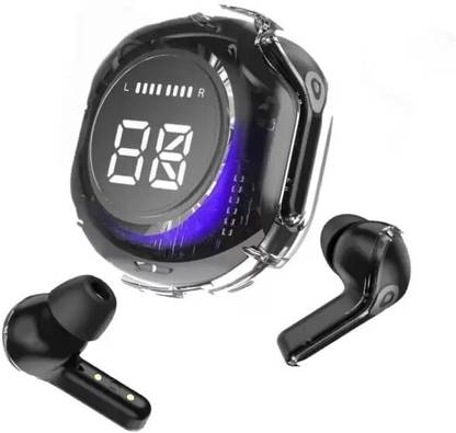BOTIFY Ultrapods Pro Max Transparent Black Trending Truely wireless bluetooth BR 44 Bluetooth