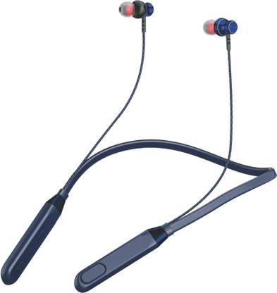 TecSox Tecband Spark 411 Neckband upto 30 hr High Bass Sound HD Mic [Black] Bluetooth