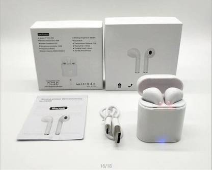 Gadget Master I7S TWS Truly Wireless Bluetooth Buds, Both Side Buds, with Calling Enabled Mic Bluetooth
