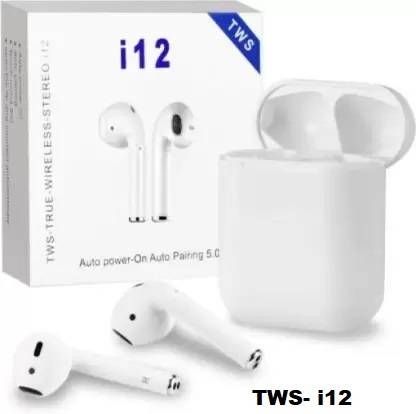 TANBAN i12 Bluetooth Earphone with Mic HEADPHONE Bluetooth Headset White 38 Bluetooth