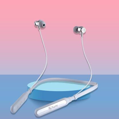 Flute lifestyle N1 Wireless Bluetooth Neckband – Ash Grey Bluetooth