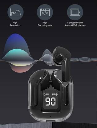 ASTOUND XXX-172 Wireless LED TWS Transparent Headphones Bluetooth