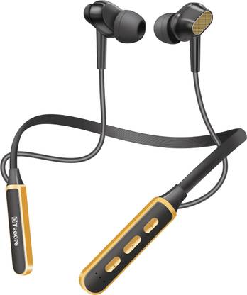 TP TROOPS Wireless in Ear Bluetooth Neckband Mic, 50H Playtime, Type-C Fast,Dual Pairing, Bluetooth