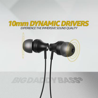 Ubon CL-355 Wireless v5.0 Neckband with 24Hours Playtime|Dual Pairing|250mAh Battery Bluetooth  (Black, In the Ear