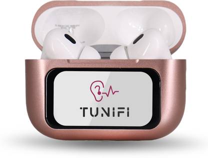 Tunifi LCD Pro True Wireless Noise Cancelling Earbuds, 6-Mic, Smart LCD Display Bluetooth