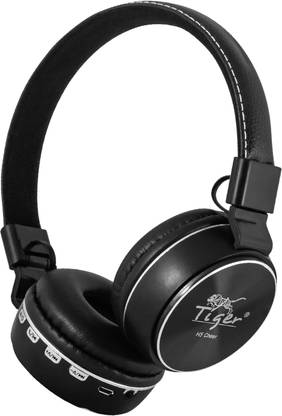 TIGER TG-H5 Extra Base Headphones, Ai Voice Interaction Built in HD Mic Bluetooth