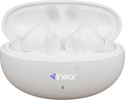 InEar True Wireless in-Ear Earbuds with Mic, Touch Control, Bluetooth 5.3 (White) Bluetooth without Mic