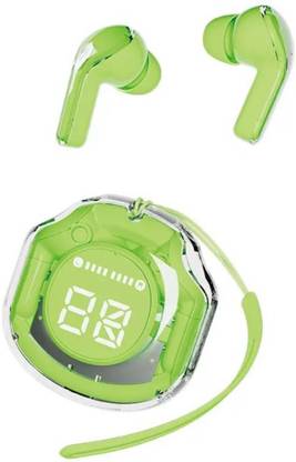 BOTIFY Ultrapods Pro Max Transparent Green Trending Truely wireless bluetooth BC 46 Bluetooth