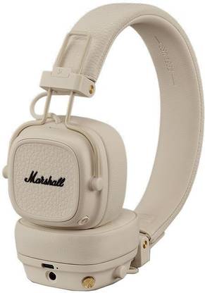 Marshall Major V Wireless On-Ear Headphones, 100 Hours playtime Bluetooth