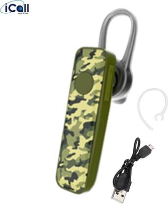 icall One side Wireless Bluetooth Headset 4h Battery backup Bluetooth