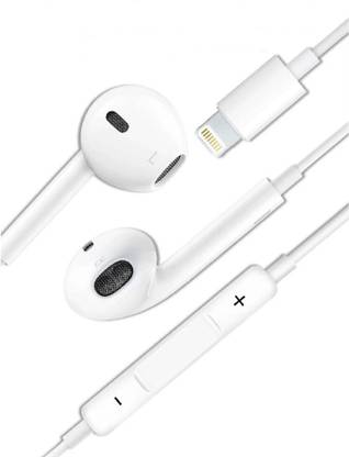 Tigerify Lightning Earphones for iPhone 14/14 Plus/13 Mini/12 Pro/11/X/XS/XR/8 Plus/7/6s Wired
