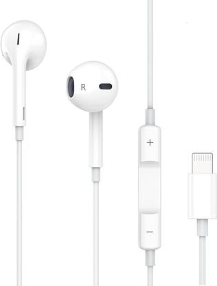MARS iPhone Lightning Headphones for With inline controls stereo audio For iPhone Wired