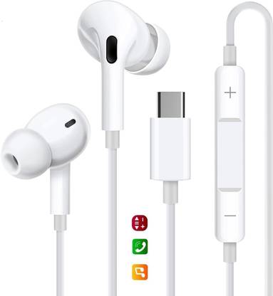 MARS Type C Handsfree with for VIVO V29e/T2X 5G/V27/V29/V26 Pro/Y78 PLUS/T2 5G Wired