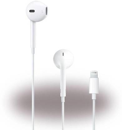 Muvit Genuine Original iPhone Earphones with Lightning Connector White-0. Wired