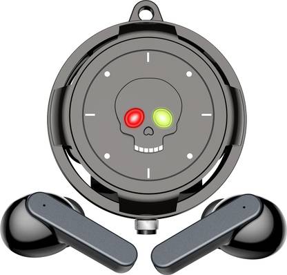 Tunifi Chain Skull Earbuds With Fidget Spinner ANC/ENC Tech, Ultra-Fast 40ms Latency Bluetooth