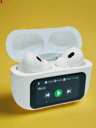 Khatusha R1490 A9PRO Trending Wireless Earbuds with Touch Screen Display, Quick Charge Bluetooth