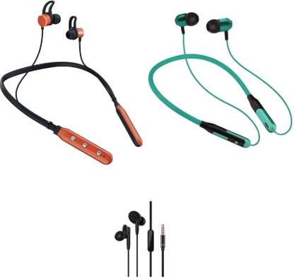 LEVELPLUS Bluetooth Music N4 & Jazz With Taal Neckband Combo 45 Hours Playtime Bluetooth