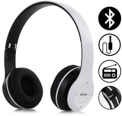 Techpunch COMFORTABLE EAR PADS WIRELESS HEADPHONE WITH AUX SUPPORT COMPATIBLE DEVICE. Bluetooth & Wired