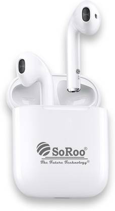 Soroo Future Wireless Bluetooth in-Ear Buds with Mic, 12 Hours Playtime Rechargeable Battery Bluetooth