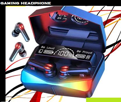 Bymaya G1047_M28 PLUS 6HRS PLAYBACK HEADSET BLACK (PACK OF 1) Bluetooth Gaming