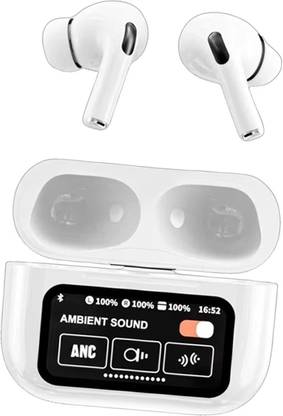 Chaebol 2024 New Trend In-Ear Earbuds with ANC ENC Noise Canceling TWS LCD Display Buds Bluetooth Gaming