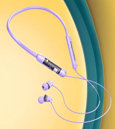 GEMFLY N70 Fast Charging Transparent Desine Battery Life 3 Days wireless neckband U15 Bluetooth