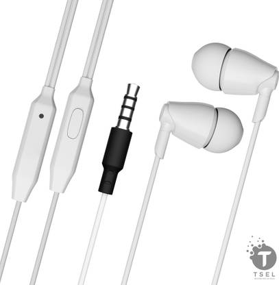 TSEL ECO-03 in-Ear Wired Earphone with Mic,Powerfull Bass HD Sound Mobile,3.5mm Jack Wired