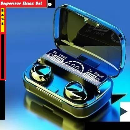 Bashaam B1259_M10 PLUS 6HRS PLAYBACK HEADSET BLACK (PACK OF 1) Bluetooth without Mic