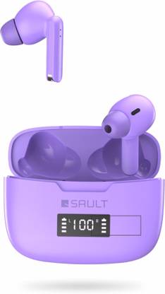 SAULT Airplugs 2X Waterproof IP57, 13mm driver immersive sound,Bluetooth V5.1-Purple Bluetooth