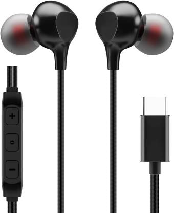 Kratos Thump Pro Type C Earphone with mic & In-Line Control, Type C Headphone Wired
