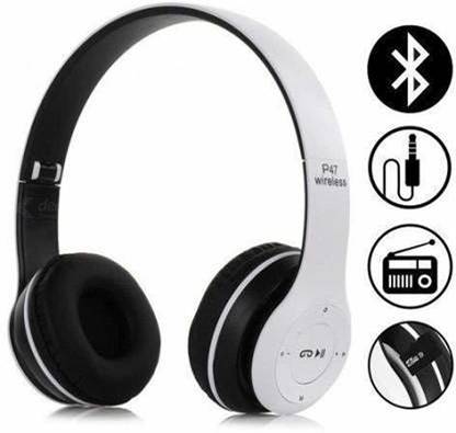 UKU_528P_P47 Wireless Bluetooth Headphones HD Sound Bass Mic SD Card Slot Bluetooth Headset
