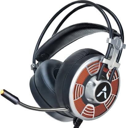 ADCOM LED Light Wired (Black, Over the Ear) Wired Gaming
