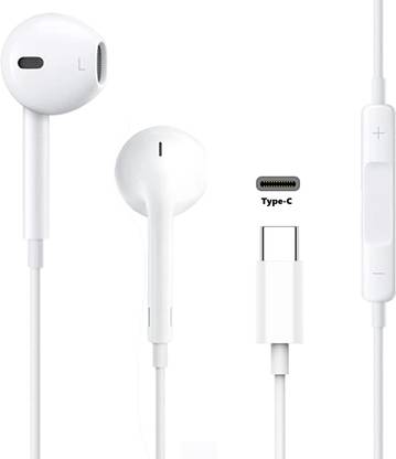MARS Type-C Crystal Sound Wired Headphones Wired
