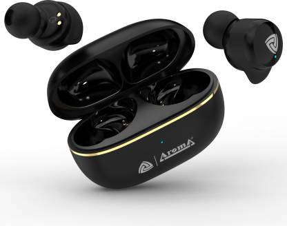 Aroma NB140 Harmony 40 Hours* Playtime|Deep Bass|Fast Charging True Wireless Earbuds Bluetooth Gaming Headset