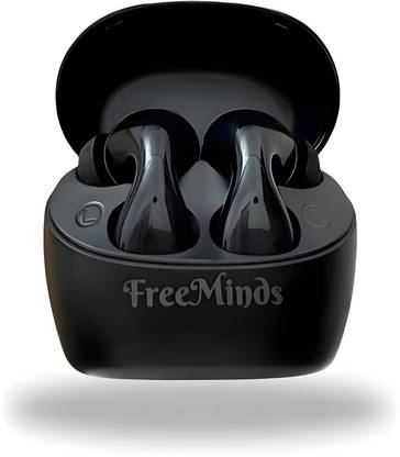 FreeMinds MUSIC earbuds-3D Surround Sound & 5.3v Bluetooth wireless Headset (Black) Bluetooth