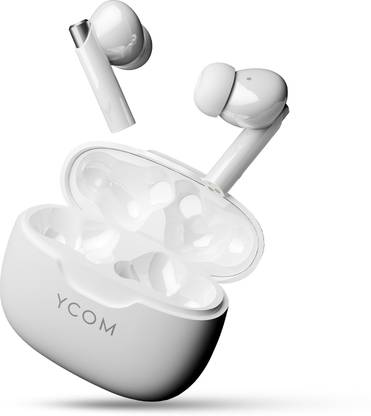 Ycom Sky Pods- 52H Playtime With ENC, 50ms Low Latency & Super Fast Type-C Charging Bluetooth