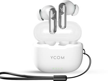 Ycom Zenpods- 62H Playtime With ENC, 50ms Low Latency & Super Fast Type-C Charging Bluetooth