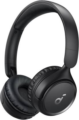 soundcore by Anker H30i OnEar Headphone with 40mm pure bass drivers,70 Hrs battery,Dual connection Bluetooth & Wired