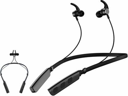 Worricow High Bass Wireless Bluetooth Neckband Earbud Headset Sports Running Sweatproof Bluetooth