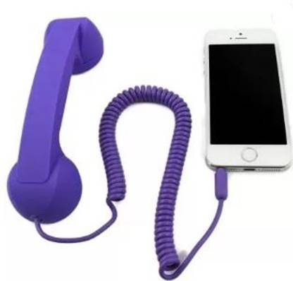 TECHGEAR Coco Phone Radiation Free Phone 3.5mm Wired Retro Handset Receiver Wired