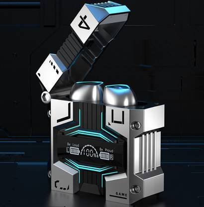 fiado premium series gaming Tws with power bank Noise Reduction Stereo Waterproof 5.3 Bluetooth Gaming