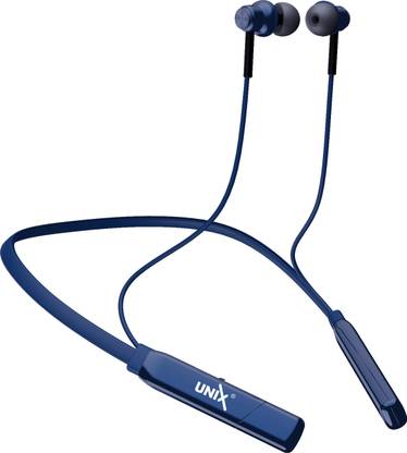 Unix Gear 32 Hours Playing Time Fast Charging Bluetooth Neckband Earphone Bluetooth